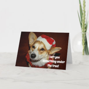 Corgi Christmas Card Karte