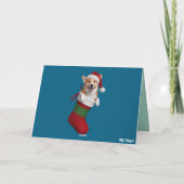 Corgi Christmas Cookie Card Karte (Rückseite)