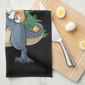 Corgi Christmas Dinosaurier Tree Rex Holiday Xmas Geschirrtuch (Viertel Falte)