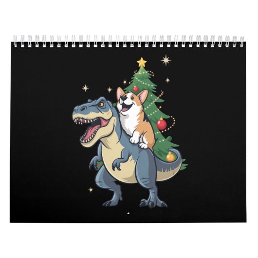 Corgi Christmas Dinosaurier Tree Rex Holiday Xmas Kalender (Titelbild)