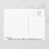 Corgi Christmas Feiertagspostkarte (Rückseite)