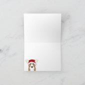 Corgi Christmas Grußkarte Dankeskarte (Innenseite)