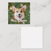 Corgi Christmas Mitteilungskarte (Vorne/Hinten)