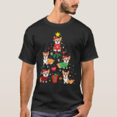 Corgi Christmas Ornament Tree Classic T - Shirt (Vorderseite)