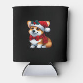 Corgi Claus A Pawsiely Merry Christmas Classic Dosenkühler (Vorderseite)