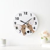 Corgi Clock Große Wanduhr (Zuhause)