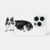 Corgi Close Comfort iPhone Hülle (Rückseite (Horizontal))