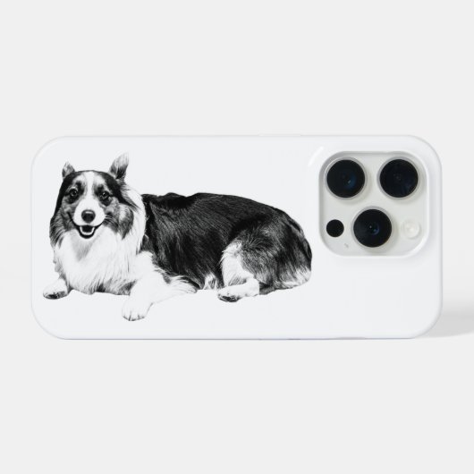 Corgi Close Comfort iPhone Hülle (Rückseite (Horizontal))