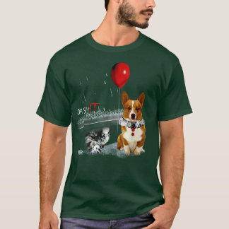 Corgi Clownzirkus Oh, es passt zu Halloween T-Shirt
