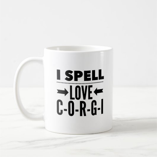 Corgi Coffee Tasse (Links)