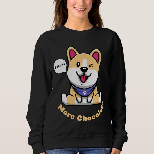 Corgi Cool T-Shirt Sweatshirt (Vorderseite)