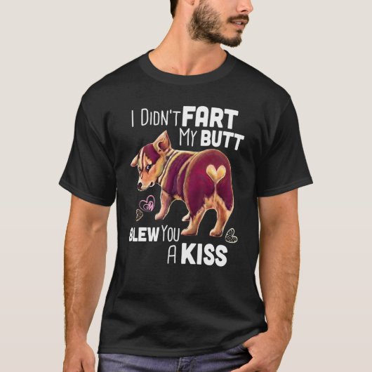 Corgi Corgi Corgi Hintern T-Shirt (Vorderseite)