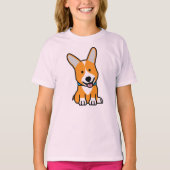 Corgi Corgis Hündchen Hündchen glücklich Pembroke  T-Shirt (Vorderseite)