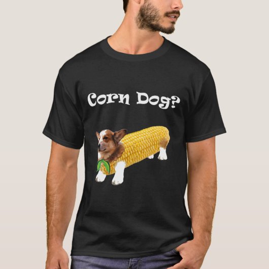 Corgi-Corn-Dog T-Shirt (Vorderseite)