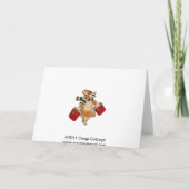 Corgi Cottage Greeting Card Karte (Rückseite)