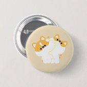 Corgi Couple Button (Vorne & Hinten)