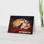 Corgi Couple Valentine card Karte (Vorderseite)