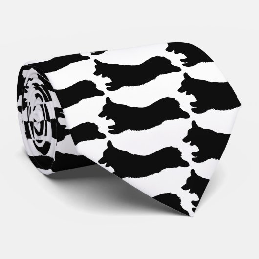 Corgi-Couturen III Krawatte (Gerollt)