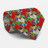 Corgi Cristmas Offene Geschenke Krawatte (Gerollt)
