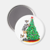 Corgi Cristmas Reach Goals Magnet (Vorderseite/Rückseite)