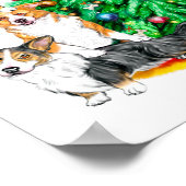 Corgi Cristmas Reach Goals Poster (Ecke)