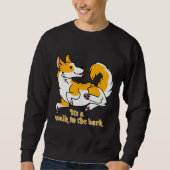 Corgi Cuddle Sweatshirt (Vorderseite)