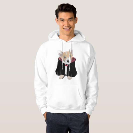 Corgi Cula Halloween Hoodie (Vorne ganz)