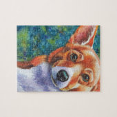 Corgi Curious Dog Puzzle (Horizontal)
