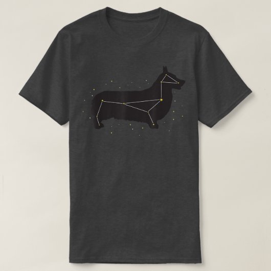 Corgi Cute Constellation Dog Tee for Pet Parents (Design vorne)