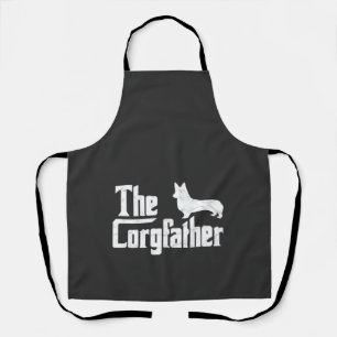Corgi Dad der Corgfather Lustiges Corgi Liebhaber Schürze