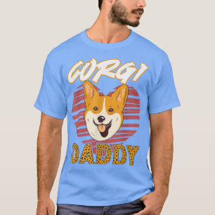 Corgi Daddy Design für Hundebesitzer T-Shirt