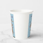 Corgi dancing with butterflies Paper Cups Pappbecher (Links)