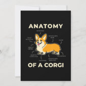 Corgi Dankeskarte (Vorderseite)