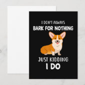 Corgi Dankeskarte (Vorne/Hinten)