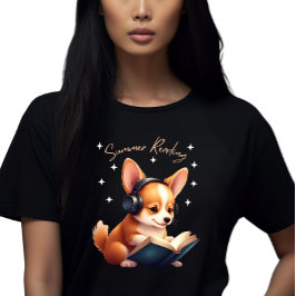 Corgi das Buch Lover T-Shirt