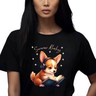 Corgi das Buch Lover T-Shirt
