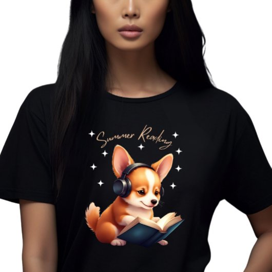 Corgi das Buch Lover T-Shirt