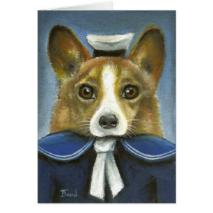 Corgi der Seemann