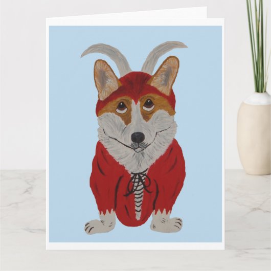 Corgi Devil Karte (Vorderseite)
