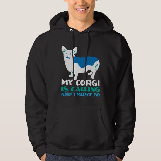 Corgi Dog 1044 Hoodie (Vorderseite)