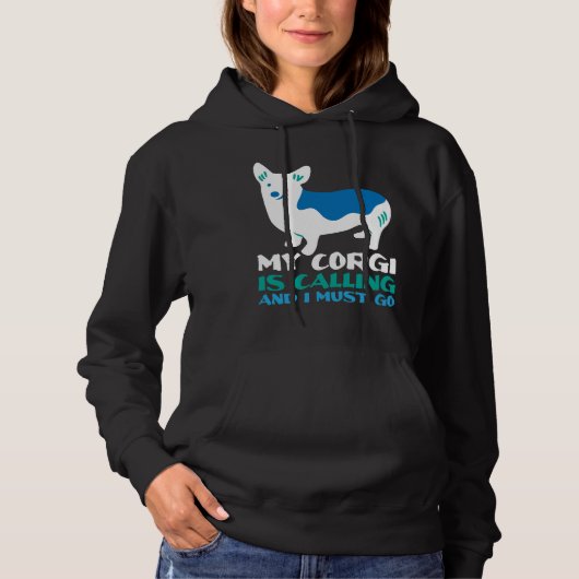 Corgi Dog 1044 Hoodie (Vorderseite)
