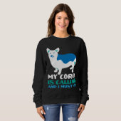 Corgi Dog 1044 Sweatshirt (Vorne ganz)