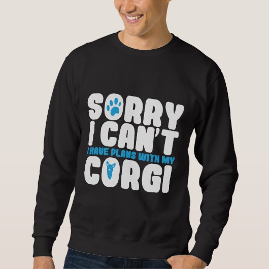 Corgi Dog 1155 Sweatshirt (Vorderseite)