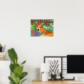 Corgi Dog 164 Poster (Heimbüro)