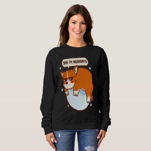 Corgi Dog 2 Sweatshirt (Vorne ganz)
