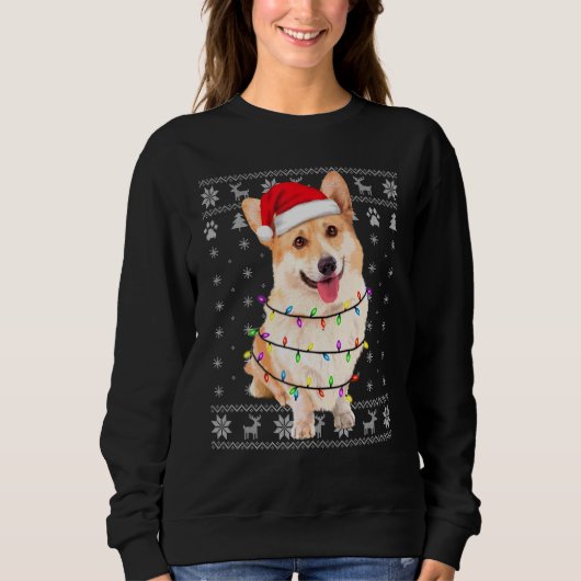 Corgi Dog 2 Sweatshirt (Vorderseite)