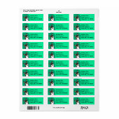 Corgi Dog Address Labels (Vorne)