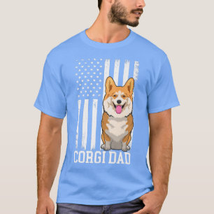 Corgi Dog Apparel American Flag Corgi Lovers for M T-Shirt