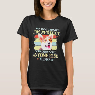 Corgi Dog Art Ideal für Familien T-Shirt