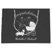 Corgi Dog Baby Dusche Welpe Welsh Pembroke Große Geschenktüte (Vorderseite)